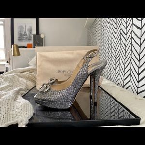 100% Auth Jimmy Choo Heels Sz 36.5